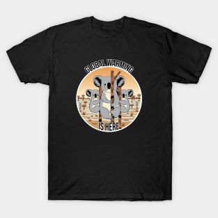 Global Warming Koalas Tee 'Reality Check' T-Shirt